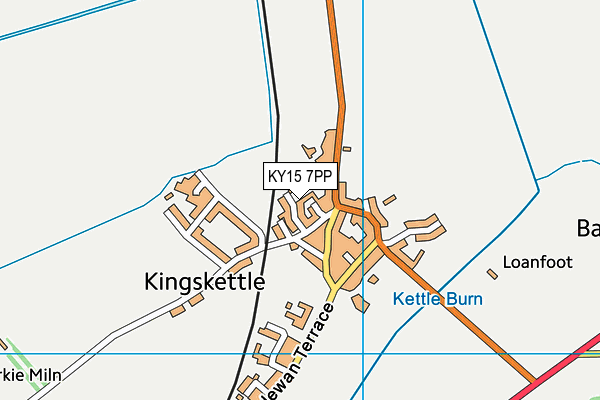 KY15 7PP map - OS VectorMap District (Ordnance Survey)