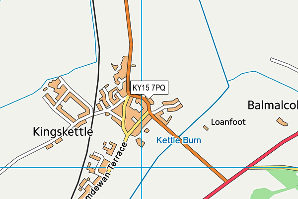 KY15 7PQ map - OS VectorMap District (Ordnance Survey)