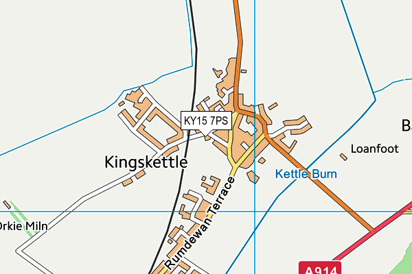 KY15 7PS map - OS VectorMap District (Ordnance Survey)