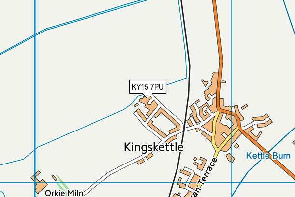 KY15 7PU map - OS VectorMap District (Ordnance Survey)