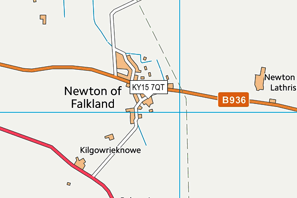 KY15 7QT map - OS VectorMap District (Ordnance Survey)