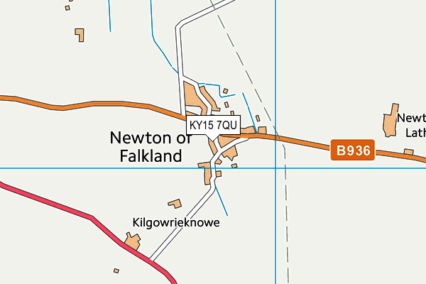KY15 7QU map - OS VectorMap District (Ordnance Survey)