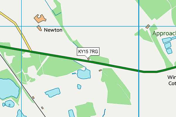KY15 7RG map - OS VectorMap District (Ordnance Survey)
