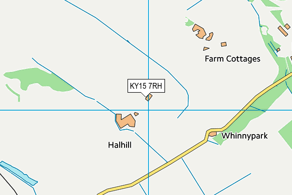 KY15 7RH map - OS VectorMap District (Ordnance Survey)