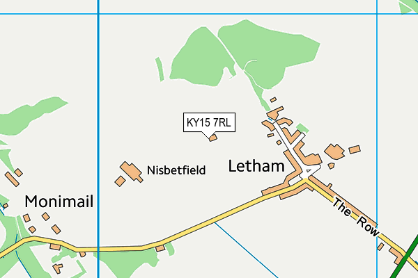 KY15 7RL map - OS VectorMap District (Ordnance Survey)
