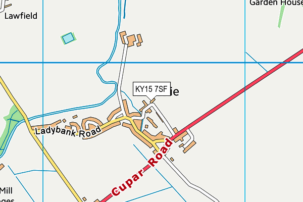 KY15 7SF map - OS VectorMap District (Ordnance Survey)