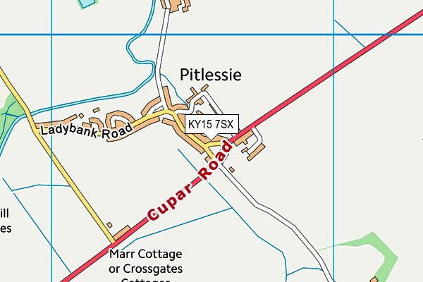 KY15 7SX map - OS VectorMap District (Ordnance Survey)