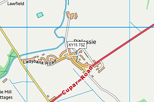 KY15 7SZ map - OS VectorMap District (Ordnance Survey)