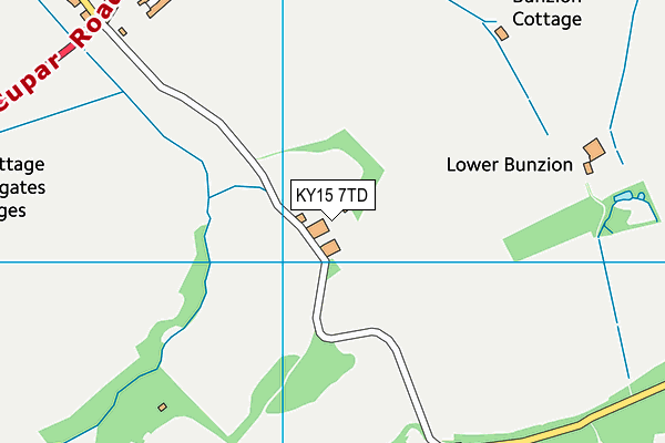 KY15 7TD map - OS VectorMap District (Ordnance Survey)