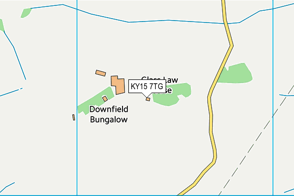 KY15 7TG map - OS VectorMap District (Ordnance Survey)