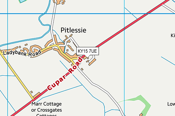 KY15 7UE map - OS VectorMap District (Ordnance Survey)