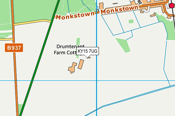 KY15 7UG map - OS VectorMap District (Ordnance Survey)