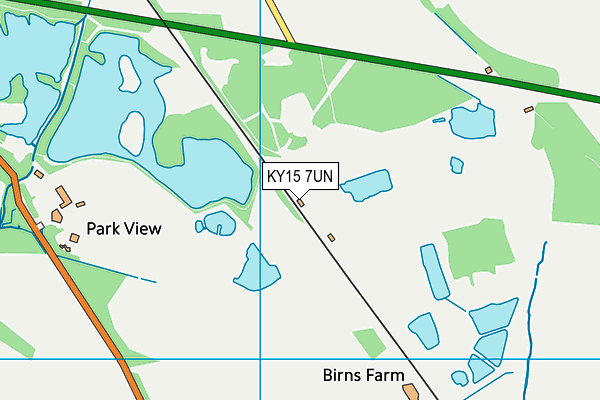 KY15 7UN map - OS VectorMap District (Ordnance Survey)