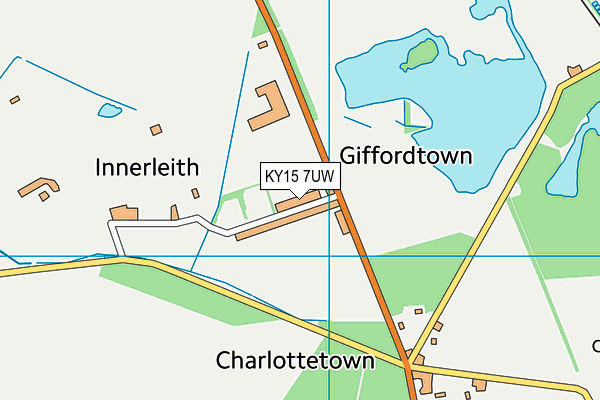 KY15 7UW map - OS VectorMap District (Ordnance Survey)