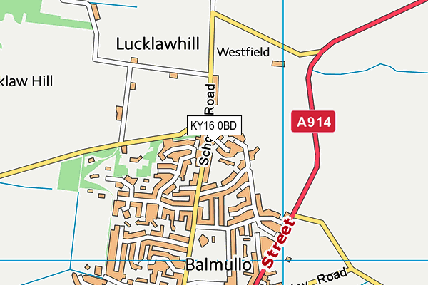 Map of KM ST. ANDREWS LTD at district scale