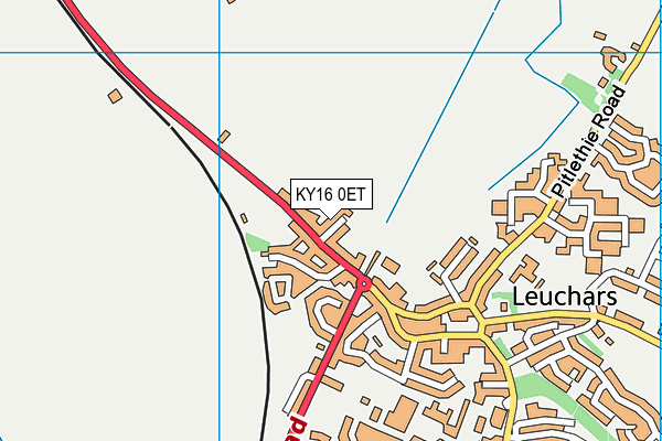 KY16 0ET map - OS VectorMap District (Ordnance Survey)