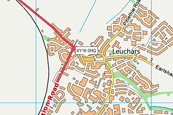 KY16 0HQ map - OS VectorMap District (Ordnance Survey)