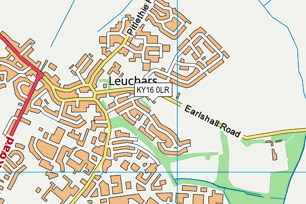 KY16 0LR map - OS VectorMap District (Ordnance Survey)