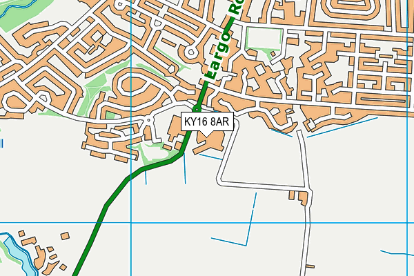 KY16 8AR map - OS VectorMap District (Ordnance Survey)