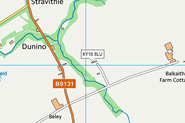 KY16 8LU map - OS VectorMap District (Ordnance Survey)