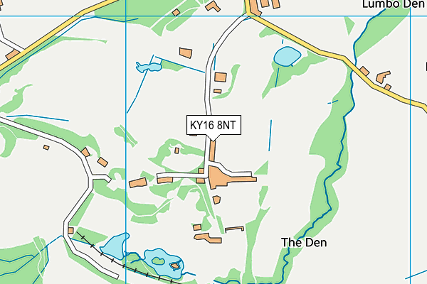 KY16 8NT map - OS VectorMap District (Ordnance Survey)