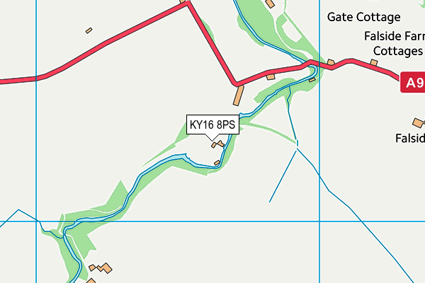 KY16 8PS map - OS VectorMap District (Ordnance Survey)