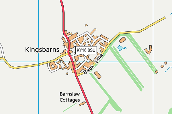 KY16 8SU map - OS VectorMap District (Ordnance Survey)