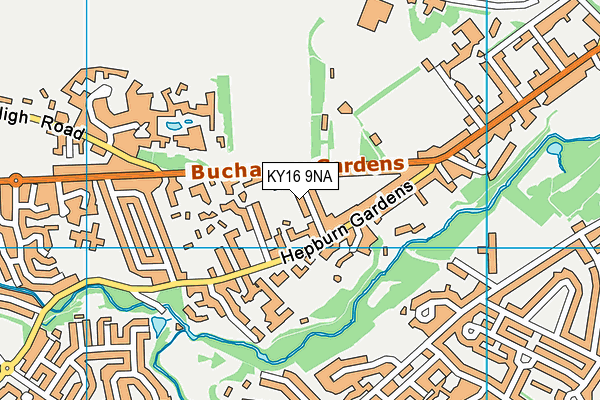 KY16 9NA map - OS VectorMap District (Ordnance Survey)