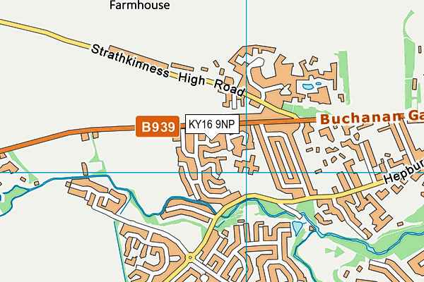 KY16 9NP map - OS VectorMap District (Ordnance Survey)