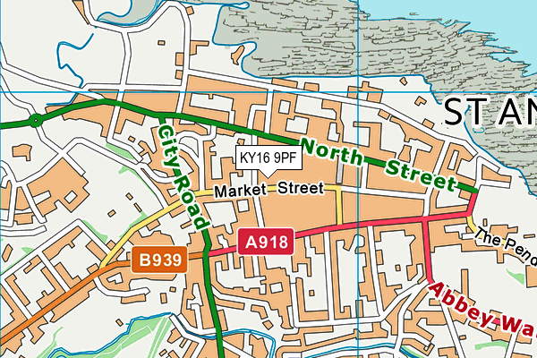 Map of SHAW DEVELOPMENTS (ST ANDREWS) LIMITED at district scale