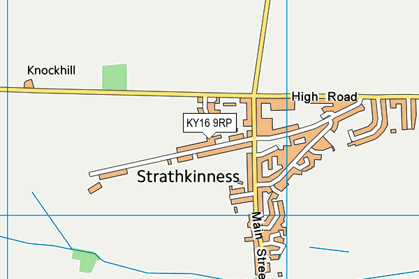 KY16 9RP map - OS VectorMap District (Ordnance Survey)