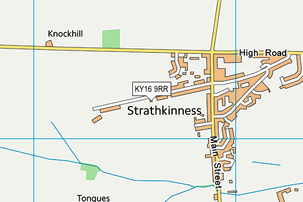 KY16 9RR map - OS VectorMap District (Ordnance Survey)