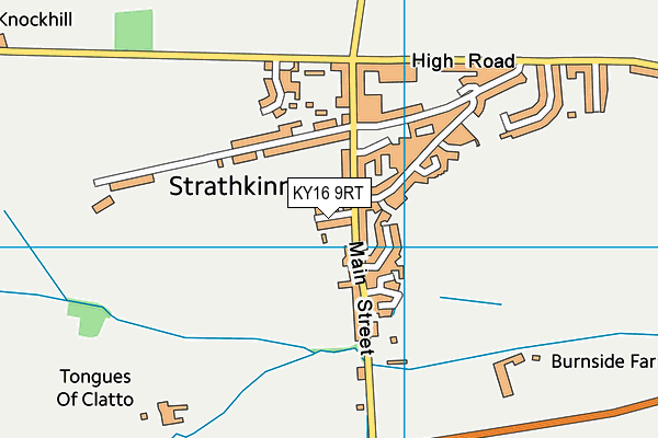 KY16 9RT map - OS VectorMap District (Ordnance Survey)