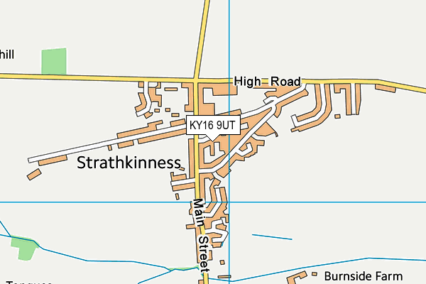 KY16 9UT map - OS VectorMap District (Ordnance Survey)