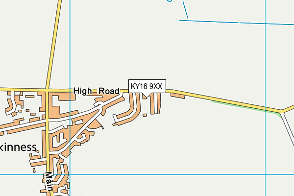 KY16 9XX map - OS VectorMap District (Ordnance Survey)