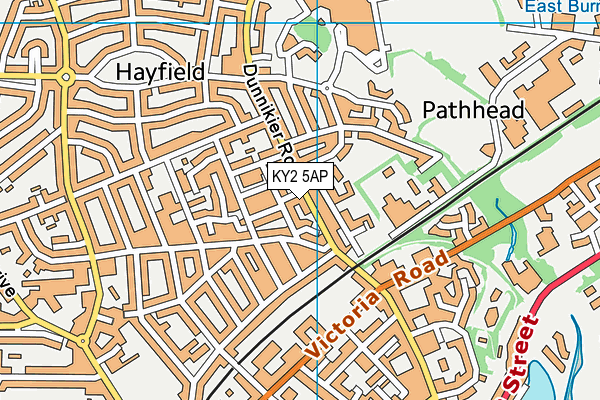 KY2 5AP map - OS VectorMap District (Ordnance Survey)