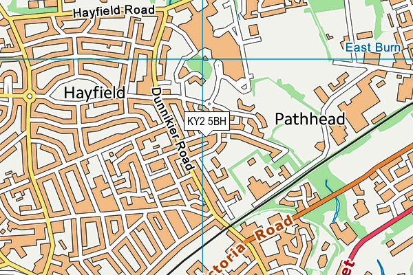 KY2 5BH map - OS VectorMap District (Ordnance Survey)