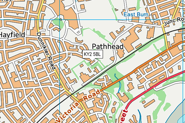 KY2 5BL map - OS VectorMap District (Ordnance Survey)