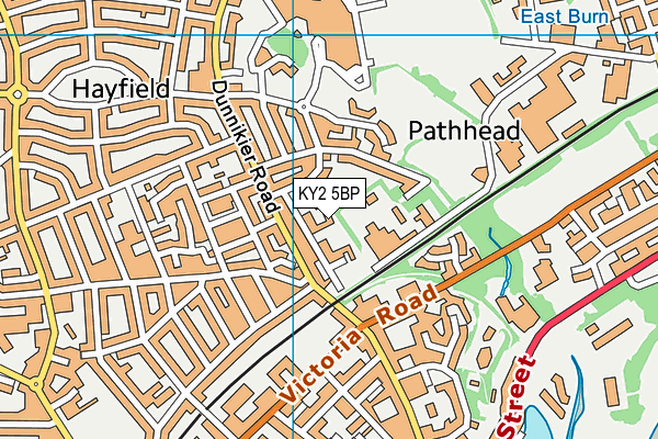 KY2 5BP map - OS VectorMap District (Ordnance Survey)