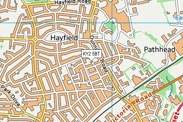 KY2 5BT map - OS VectorMap District (Ordnance Survey)