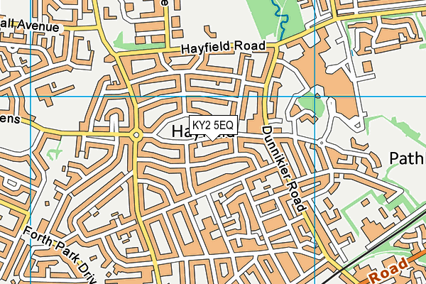 KY2 5EQ map - OS VectorMap District (Ordnance Survey)