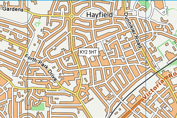 KY2 5HT map - OS VectorMap District (Ordnance Survey)