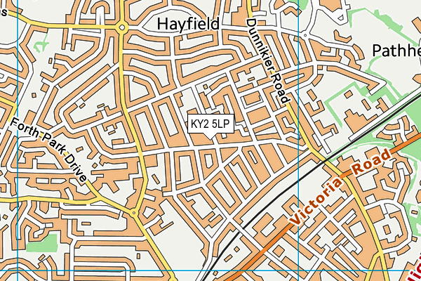 KY2 5LP map - OS VectorMap District (Ordnance Survey)