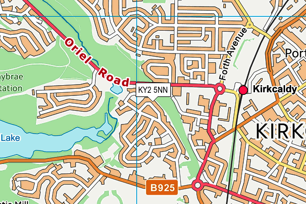 KY2 5NN map - OS VectorMap District (Ordnance Survey)