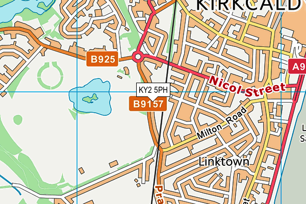 KY2 5PH map - OS VectorMap District (Ordnance Survey)