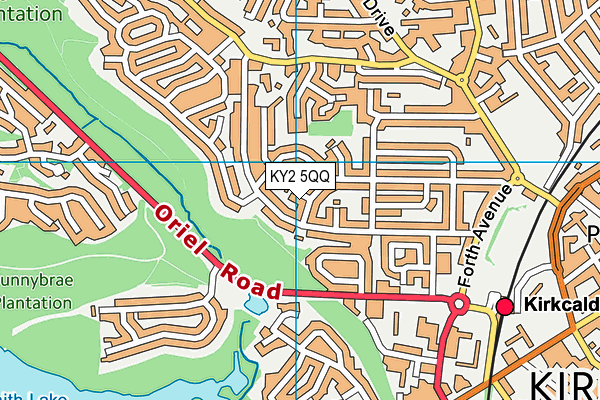 KY2 5QQ map - OS VectorMap District (Ordnance Survey)