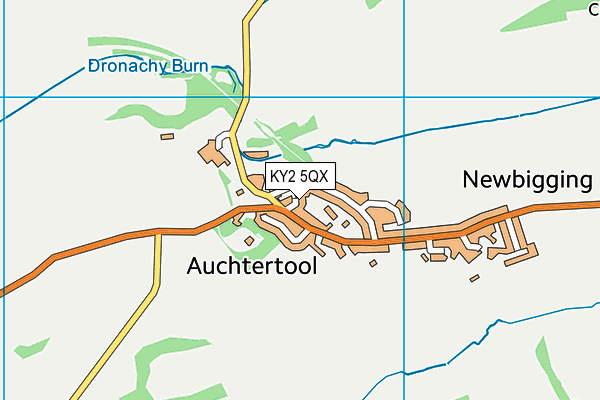 KY2 5QX map - OS VectorMap District (Ordnance Survey)