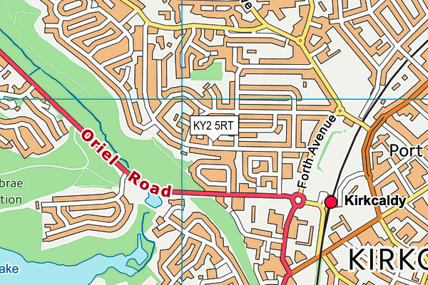 KY2 5RT map - OS VectorMap District (Ordnance Survey)