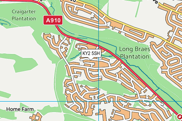 KY2 5SH map - OS VectorMap District (Ordnance Survey)