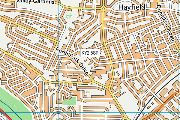 KY2 5SP map - OS VectorMap District (Ordnance Survey)